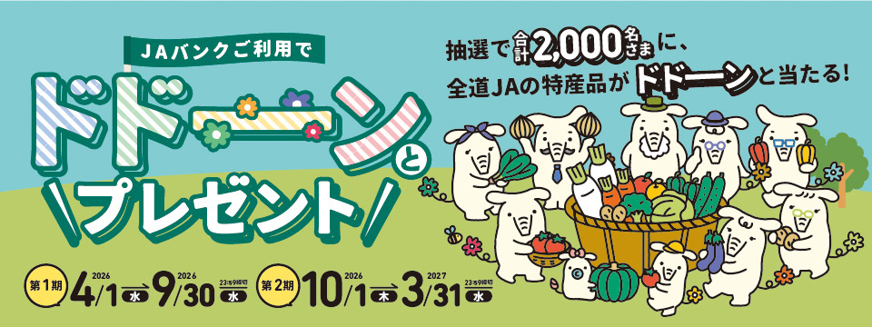 ドドーンとプレゼント